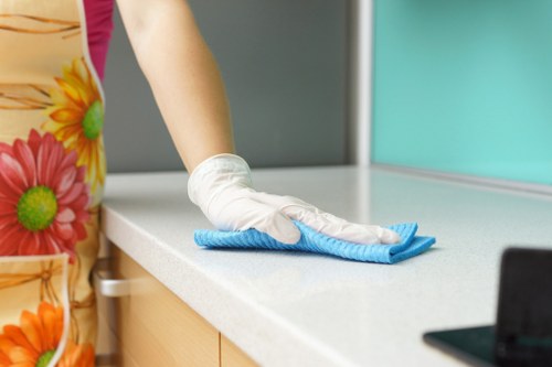 A detailed oven cleaning service in Wandsworth restoring a dirty oven door glass
