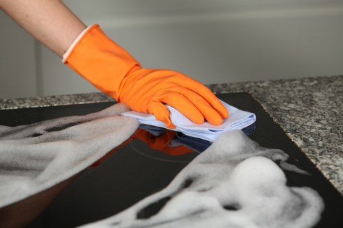 Image showing ethical cleaning operations and human rights commitment
