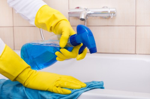 Kitchen cleaning service by home cleaners in Wandsworth with polished surfaces and tidy counters