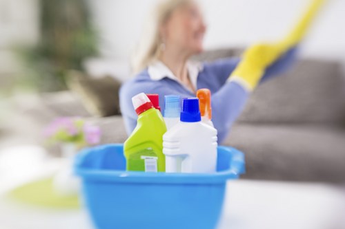 Bedroom cleaning in a Wandsworth house