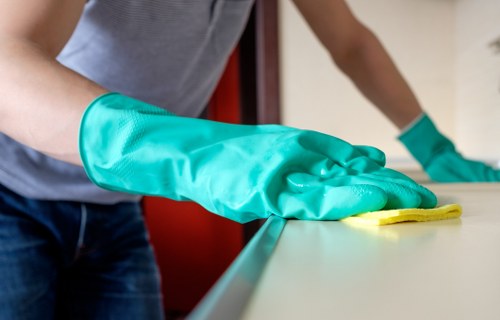 Thorough cleaning of a living room in Wandsworth property
